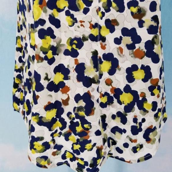 Cabi 5222 Fierce Top, Seeing Spots, Navy Multi, XS - Picture 3 of 9